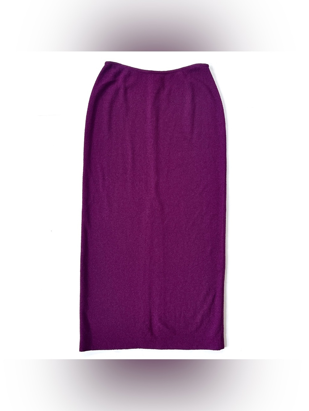 New NWOT Women’s St. John Santana Knit Midi Maxi Skirt in Dark Berry (6)